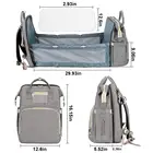 Baby Bags Bag Foldable Baby Bag OEM ODM 3 In 1 Multifunction Baby Bags Diaper Bag Backpack With Foldable Baby Bed