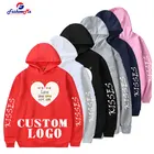 Plain Hoodies Custom Logo Printed Wholesale Pullover Plain Blank Gym Mens Hoodies
