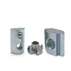 Nut M4 Insert Nuts China Wholesale Custom Wood Thread Insert T-nuts 3/8 5/16 M4 M5 M6 M8 M10 Slot Drop In T Nut Stainless Steel 4 Claw Tee Nut