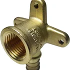 Fitting Green Valve High Quality FITTING 3/4" PEX X 3/4" FEMALE NPT Threaded Ear Elbow Fit-lead-free Brass Full Port