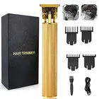 Clippers Professional T Blade Outliner Trimmer Hair 0mm Baldheaded Rechargeable Cordless Electric Men Hair Clippers