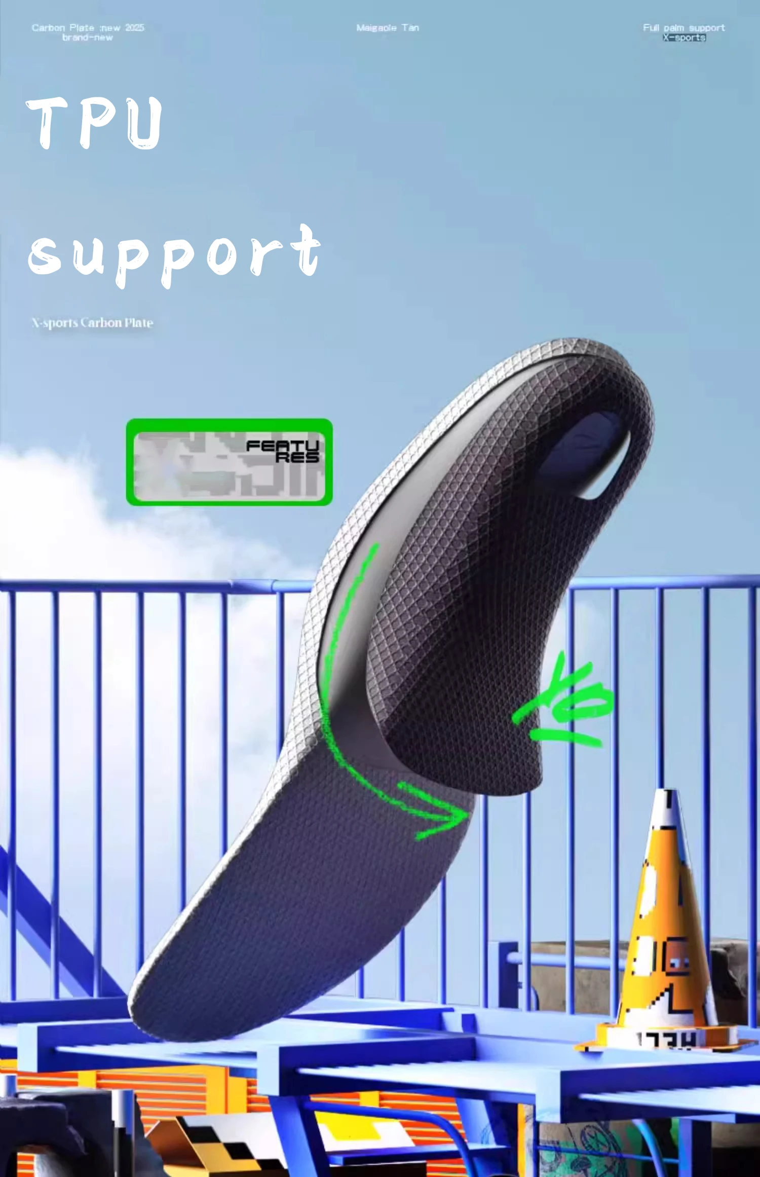 High Elasticity Antibacterial Eco-Friendly Gel Basketball Insoles Shock Absorption Anti-Slip Arch Support Insoles Sports Comfort High Elasticity Antibacterial Eco-Friendly Gel Basketball Insoles Shock Absorption Anti-Slip Arch Support Insoles Sports Comfort