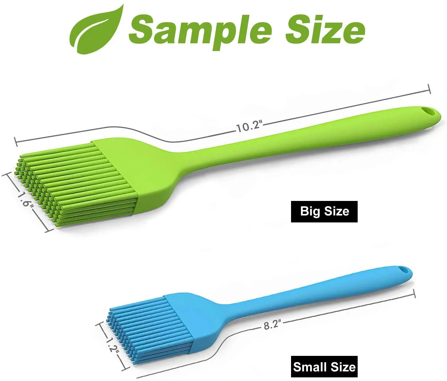 Heat Resistant Eco-Friendly Reusable Chef Kitchen Utensil Silicone Basting Brush for BBQ Baking Pastry supplier