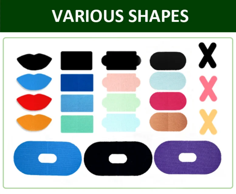 Customized Logo DIY Sleep Strips Anti-Snoring Stickers Night Sleep Lip Nose Breathing Improving Patch Mouth Correction Tape Roll factory