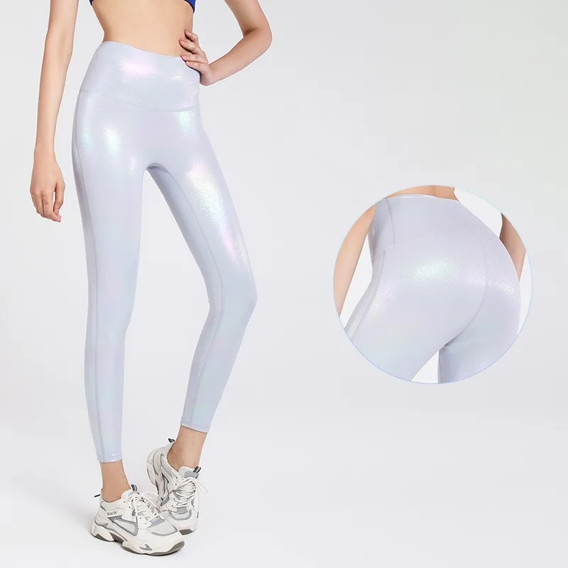 glitter yoga pants