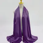 Scarf Long Professional 1 New Imitation Silk Scarf Women's Headscarf Long Towel Solid Color Scarf