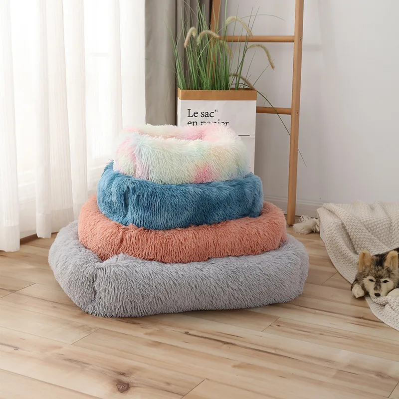 product wholesale dog beds plush warm soft washable pet beds for dogs-48