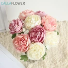 Roses Roses Flowers Simulated Handmade Silk Tea Roses Flowers Long Stem Artificial Camellia Flower