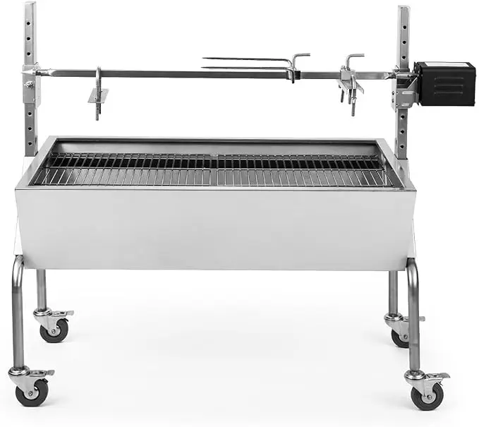 Danhui BBQ Grill Charcoal Stainless Steel Pig Lamb Hog Roast Machine Lamb Roasting Oven Rotary Grill