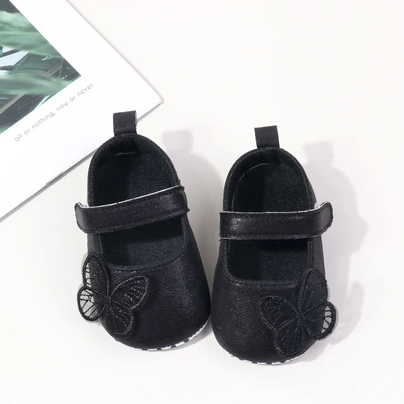 Soft Butterfly Embellished Newborn Baby Taid Shoes-Lightweight Breathable Anti-Slip for Summer Spring Autumn supplier