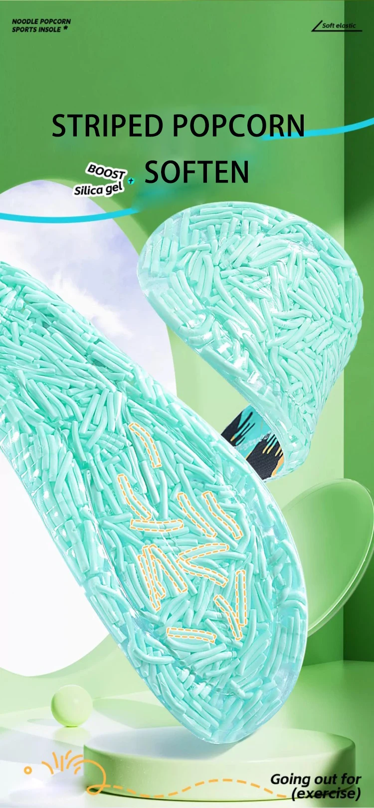 Custom Silicone Shock Absorbing Sports Insoles Wholesale Custom Silicone Shock Absorbing Sports Insoles Wholesale