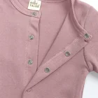 Baby Long Sleeve Romper Striped Pants Cotton Newborn Baby Clothing Set Rompers Pajamas With Mitten
