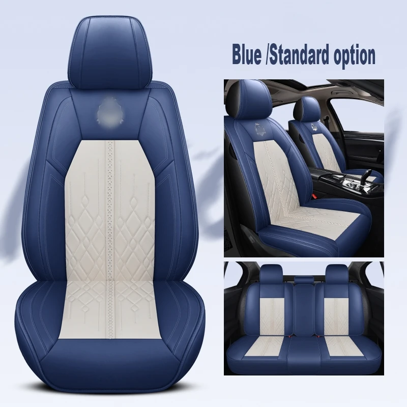 Universal Fit For Most Cars SUV Truck Pick-up PU Leather Car Seat Covers PVC Car Seat Cushions