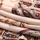 Designer Vintage Scarf Ladies Designer Vintage Custom Printed 100% Pure Scarf Silk Scarf