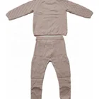 Set Clothes For Spring Summer Fancy Stitch With Buttons Sweater Set Girls New Born Baby Clothes For Child