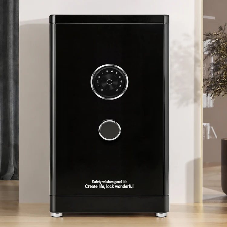 product ceqsafe electronic security safes heavy duty fingerprint smart safe box with emergency anti theft digital lock security box-3