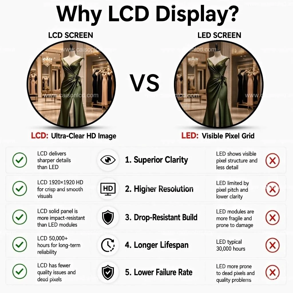 product 236 inch circle lcd 12801280 with 1500 nits for shoe stores specialty stores cosmetics store walls lcd screen advertising-1