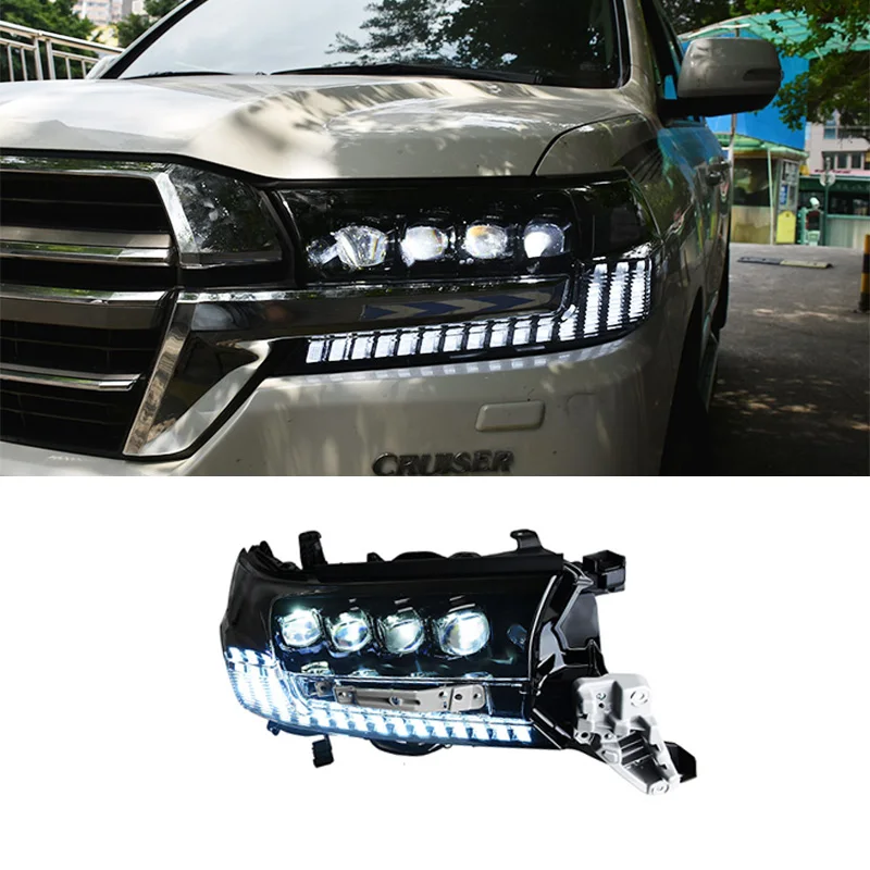 Upgrade Dynamic Led Drl Lexus Style Headlight Headlamp Assembly For