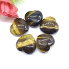 Nature Stone Beads Heart 30 Mm No Hole Pendant Carvings For Decoration Wedding Gifts