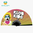 Folding Fan Gifts Fan Folding Hand Fan Custom Printed Folding Wholesale Fabric Hand Fan As Promotional Gifts