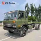 Used Dongfeng Military 4X2 Light Cargo Truck Chassis 6 Tons For Sale
