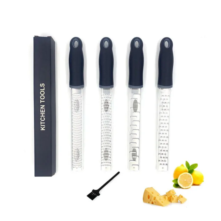 Lemon Zester Hand-held Stainless Steel Food Grater Kitchen Tool for Cheese Parmesan Vegetable Ginger