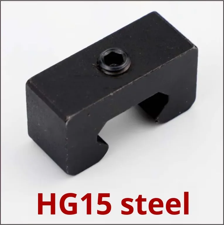 product linear guide rail limiter positioning ring slider fixing block square guide rail lock fixing ring aluminum alloy bearing-18