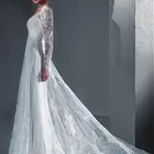 Appliques Sheath Wedding Sheathsweetheart Glamorous Tulle And Lace Appliques Sheath Long Sleeve Wedding Dresses