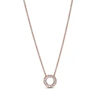 Wholesale Sterling Silver Wholesale 925 Sterling Silver Necklace For Women CLASSIC Style Rose Gold Necklace