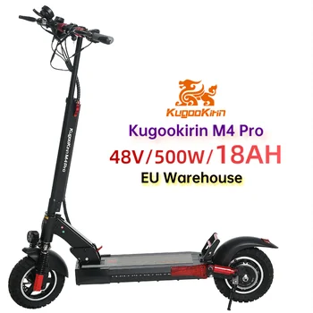Kugoo Kirin M4 Pro EU Warehouse Disc Brake Power Off Brake Adult Electric Scooter