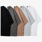 Oversized Shirt 2020 New Design Custom Logo Tee Shirt 100% Organic Cotton Plain Color Oversized Printing T Shrit