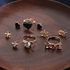 Stud Earrings Earring Fashion Set Tiny Stud Earrings Rhinestone Stone Minimalism Earring Card Stud Earrings