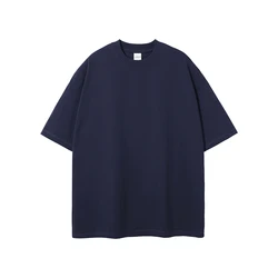 New Design Luxury Quality Cotton Loose Fit Unisex Shirt Custom Street Oversized Drop Shoulder Men Heavyweight T Shirt