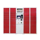 Electronic Parcel Delivery Locker Customized Smart Electronic Parcel Delivery Express Locker With Bar Code