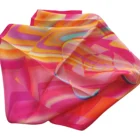 Silk Satin Scarf Satin Silk Scarf/Silk Foulard 55x55cm