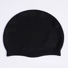 Eco-friendly Printable Silicone Swim Cap Dreadlocks Country Flag Seamless Silicone Swimming Cap