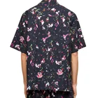 Custom All-over Floral Print 100% Cotton Poplin Long-sleeves Men's Casual Shirt