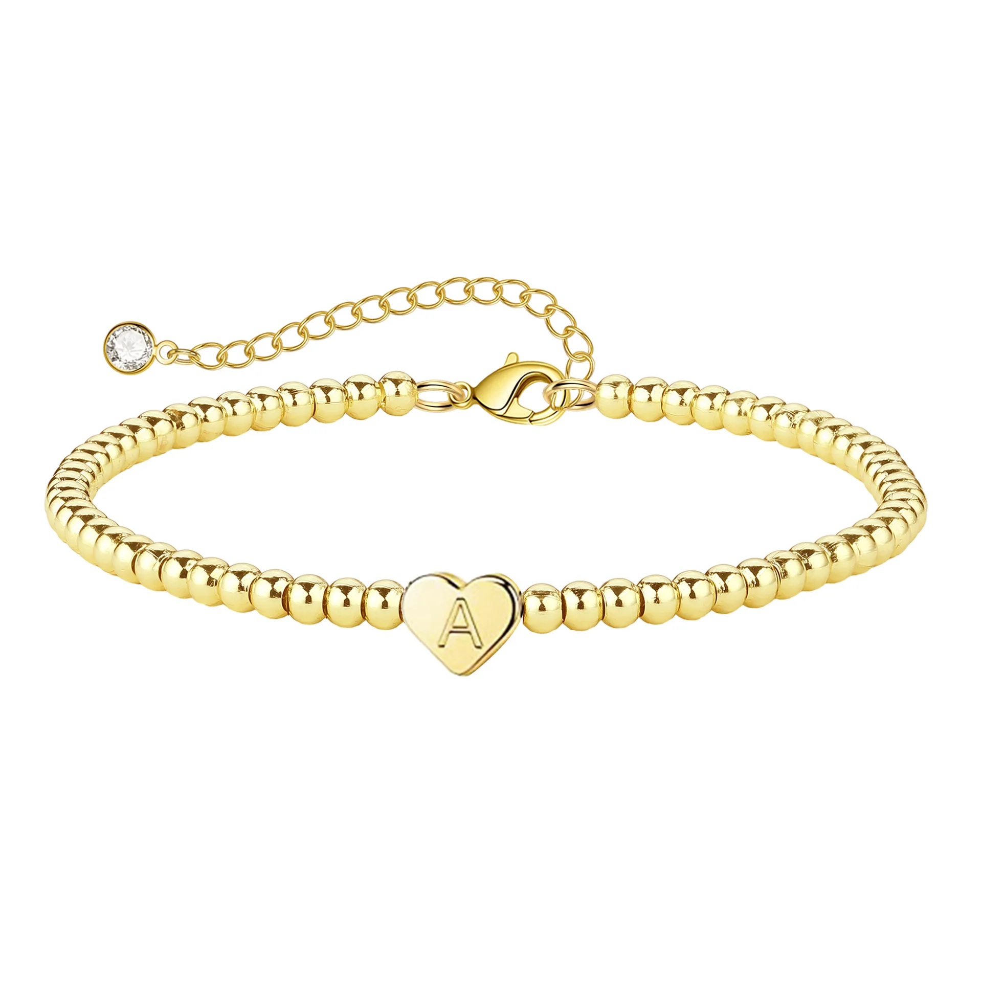 14k Real Gold Plated Letter Bead Bracelets Guts Enewton Bracelets For Women Trendy Jewelry Buy