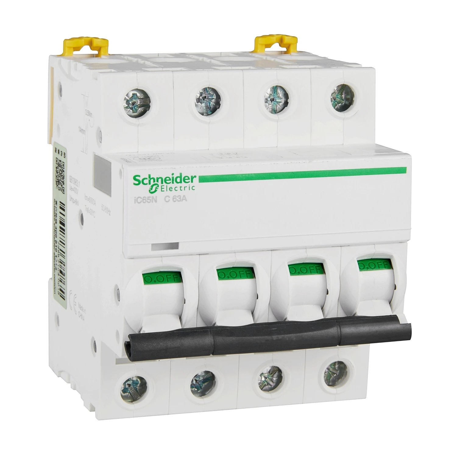 Schneider iC65N-C The Ultimate Miniature Circuit Breaker for Efficient Electrical Safety 1-80A MCB 1-4p