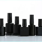 Polish Ustom 15ml Wholesale Matte Black 15ml Nail Polish Bottles Customize