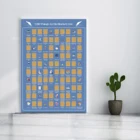 Bucket List ?% OFF 100 Things To Do Bucket List Scratch Off Poster