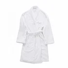 Chinese Manufacturer Reusable Breathable Thicken 100% Cotton Terry Bathrobe