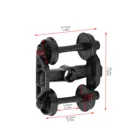 Model Train HP22HO Model Train HO Scale 1:87 POM Bogies With 33" Plastic Wheels
