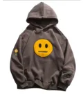 Custom 400 gsm 100 cotton hoodie with patches men's pullover hooded sweatshirt