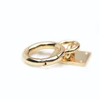 Luggage Buckle Strap Creative Key Pendant Luggage Accessories Ring Hanging Key Buckle For Leather Bag Strap Key Ring