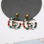 Earrings Creative Letter Earrings European American Style Fashion Accessories Earrings Jewelry