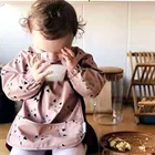 Baby Bibs Bib Cute Baby Bibs Toddler Waterproof Long Sleeve Children Kids Feeding Eating Smock Bib
