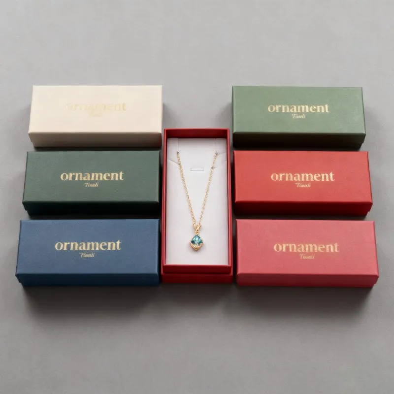 product manufacture high end rigid jewelry paper box flexography base and lid necklaces bracelets box hot sale custom logo rings box-2