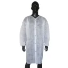 Visitor Coat Disposable Patient Gown Free Sample Disposable Non Woven Pp Patient Gown Visitor Gown Lab Coat