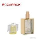 Attar Cosmetic Glass Glass Bottle 50ml Attar Glass Perfume Bottle Arabic Style Cosmetic Packaging